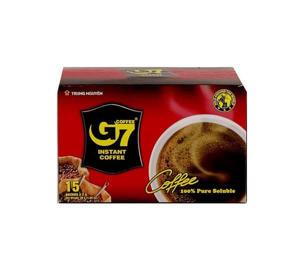 Snabb Kaffe G7 Pure Black 2gx15st/Ask Trung Nguyen Vietnam