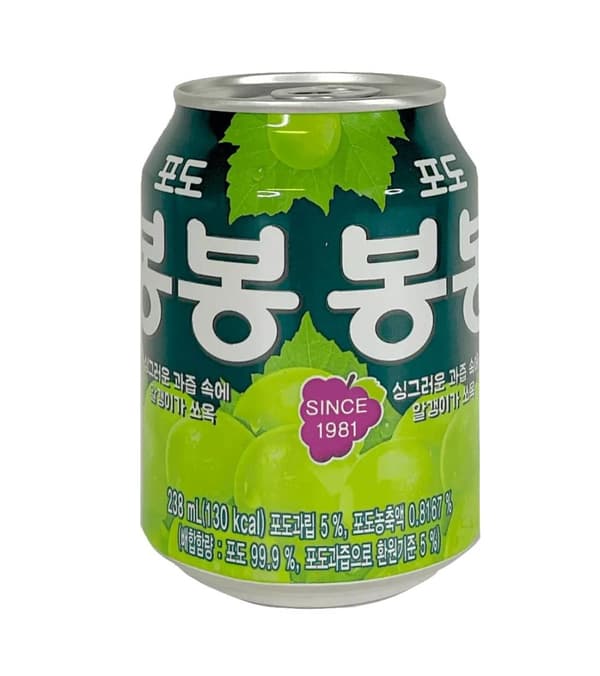 Konserverad druvnektar (druvabonbon) 238ml Korea