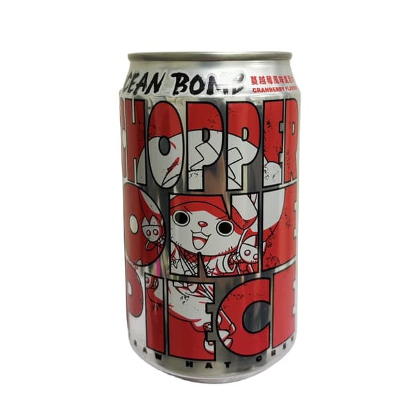 Kolsyrat Vatten Chopper Med Tranbär Smak 330 ml Ocean Bomb Kina
