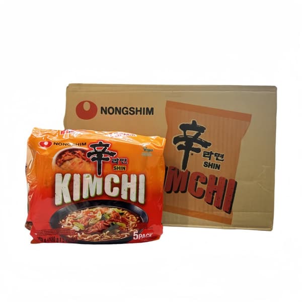 Snabbnudlar Kimch Ramyun 8x5x120g/Förp Nongshim Korea