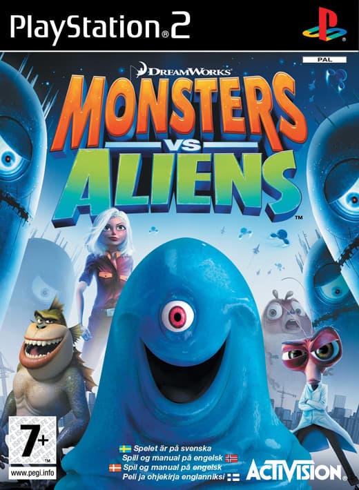 Monsters vs. Aliens - Playstation 2 (brukt)