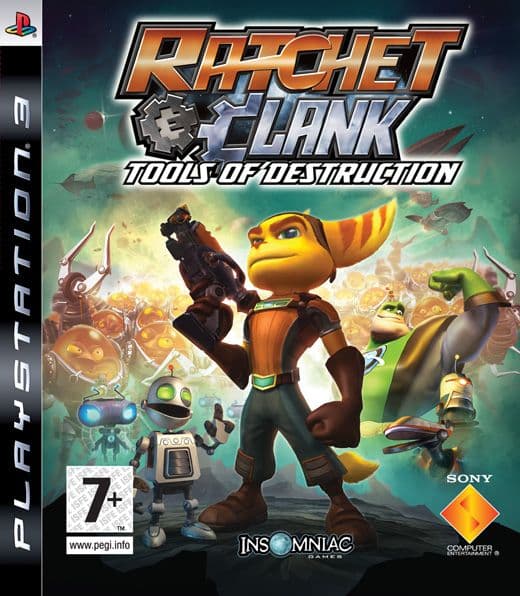 Ratchet & Clank: Tools of Destruction - Platinum - Playstation 3 (brugt)