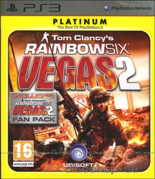 Tom Clancys Rainbow Six Vegas 2 - Platinum - Playstation 3 (brugt)