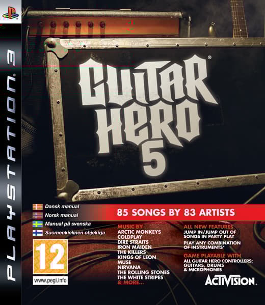 Guitar Hero 5 - Playstation 3 (brugt)