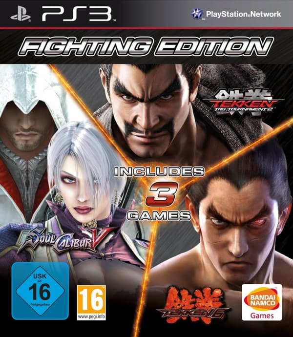 Fighting Edition:  Tekken 6 + Tekken Tag Tournament 2 + Soul Calibur V (5) (PlayStation 3)