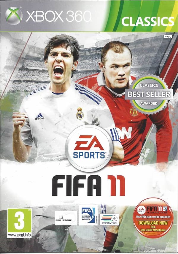FIFA 11 - Classics - Xbox 360 (brugt)