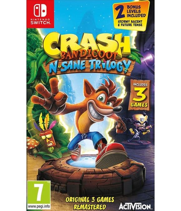 Crash Bandicoot - N Sane Trilogy - Nintendo Switch (begagnad) Crash Bandicoot - N Sane Trilogy - Nintendo Switch (begagnad)