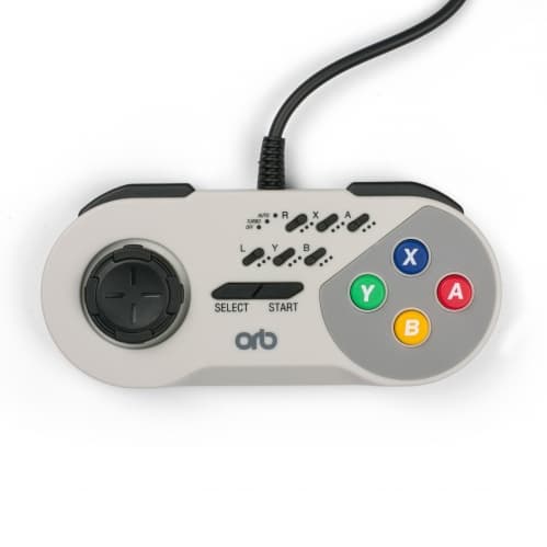 SNES Turbo Wired Controller (ORB) (Super Nintendo)