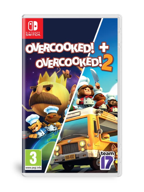 Overcooked + Overcooked 2 Double Pack (Nintendo Switch)
