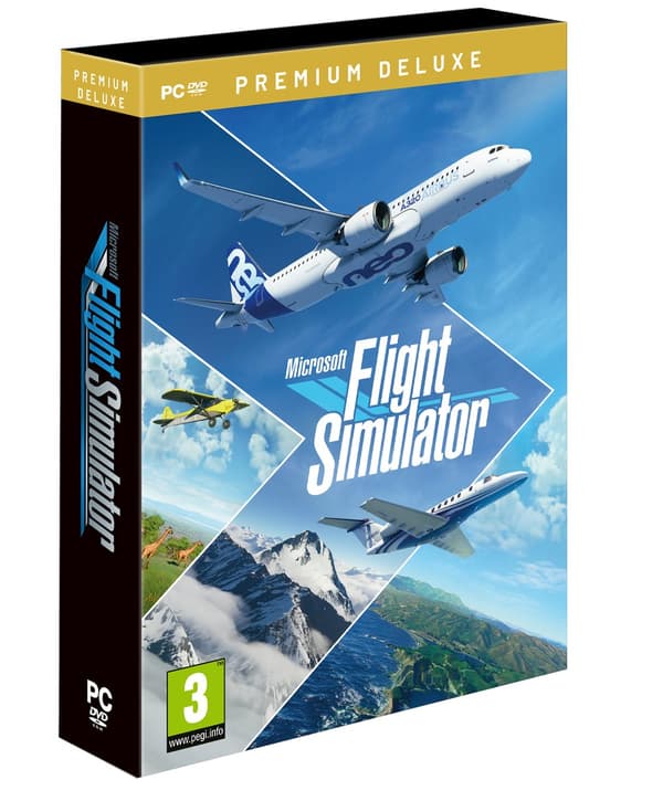 Microsoft Flight Sim 2020 (Premium Deluxe Edition) (DVD Format) (PC)