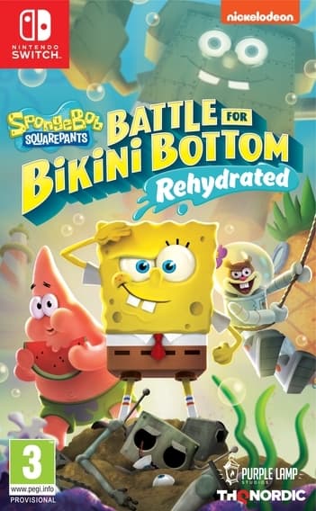 Spongebob SquarePants: Battle for Bikini Bottom - Rehydrated - Nintendo Switch (begagnad)