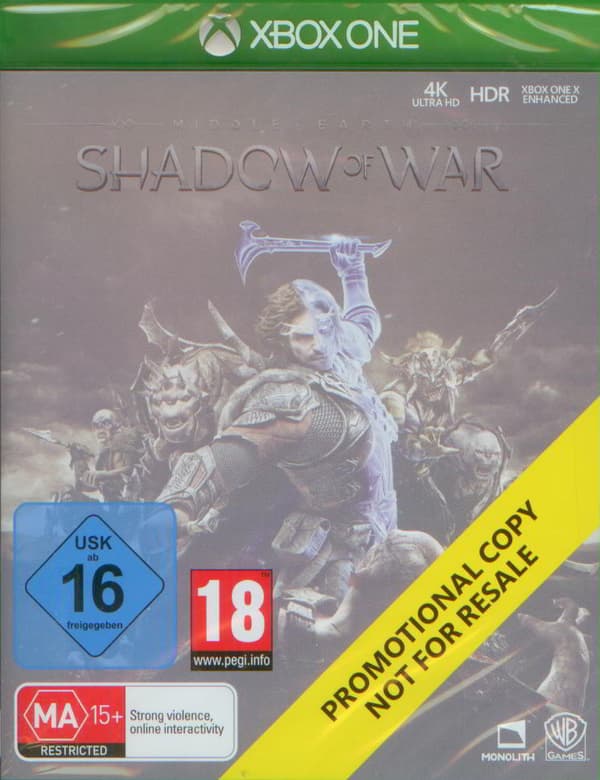 Middle-earth: Shadow of War - Promotional Copy - Xbox One (begagnad)