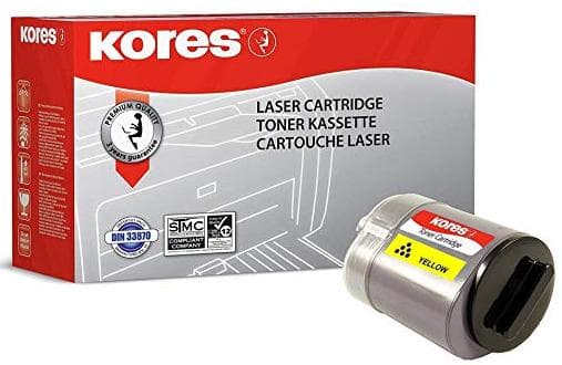 Kores Toner Cartridges for Samsung CLP 350, 2000 Pages, Yellow (cartridge)