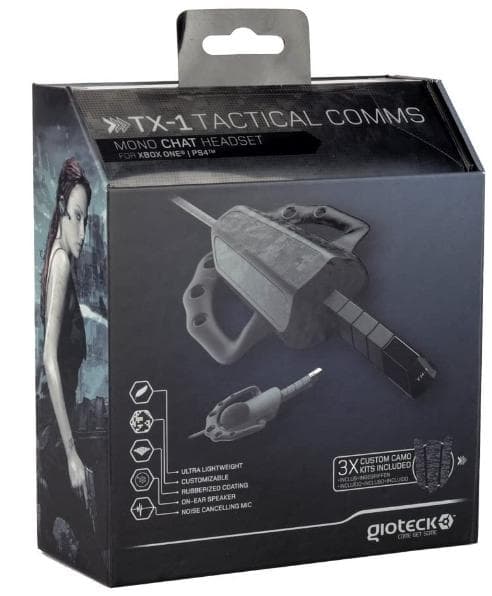 Gioteck: TX-1 Tactical Comms Mono Chat Headset (For PS4/Xbox One) (headset)