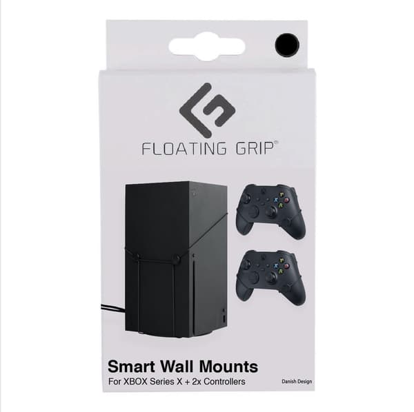 Floating Grip Xbox Series X wall mount Bundle Black (Xbox Series X)