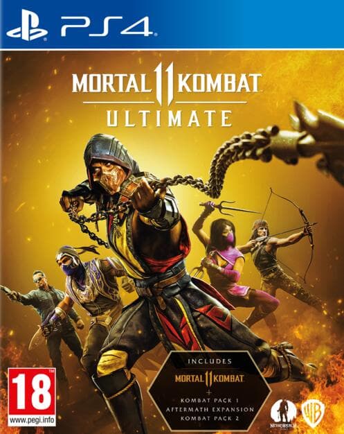Ps4 Mortal Kombat 11 - Ultimate Edition (includes Kombat Pack 1  2 + Aftermath Expansion) (PS5)