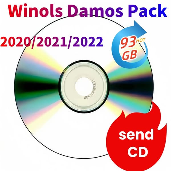 WinOLS Damos Pack, Omfattende Chip Tuning Kort, Kompatibel med Alle Versioner,send via e-mail, send CD