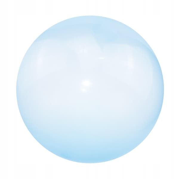 TRÄDGÅRDSBOLL FÖR LEK 120cm XXXL + PUMP Transparent GUMMI TPR