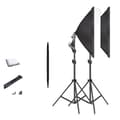 Miniatyrbillede 1 af 2: Fotostudie Softbox Belysningskit, Video & YouTube Arm, Kontinuerligt Professionelt Belysning, Kit 2