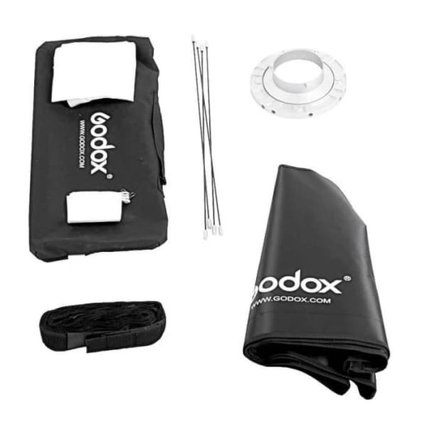 Softbox Bowens Mount - Godox - 80 x 120 cm - Svart
