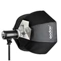Miniatyrbild 1 av 4: Softboxar - Godox paraply - SB GUE80 - Bowens ljuskälla 80 cm