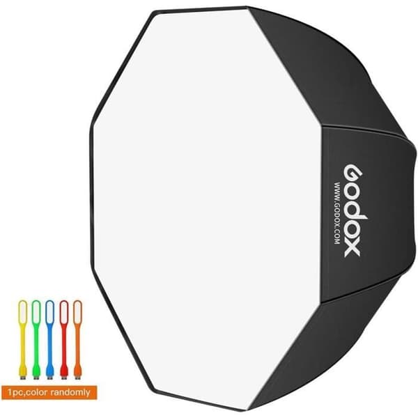 GODOX 120 cm Oktagon Paraply Softbox Reflektor för Blixter