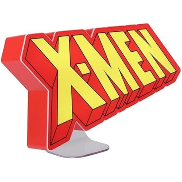 X-Men Logo Lamp Paladone - Officiell Marvel Merchandise - Rumsinredning - 27 cm Bredd