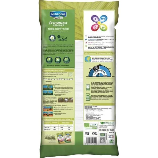 FERTILIGENE Performance Organics Potager - 35 L