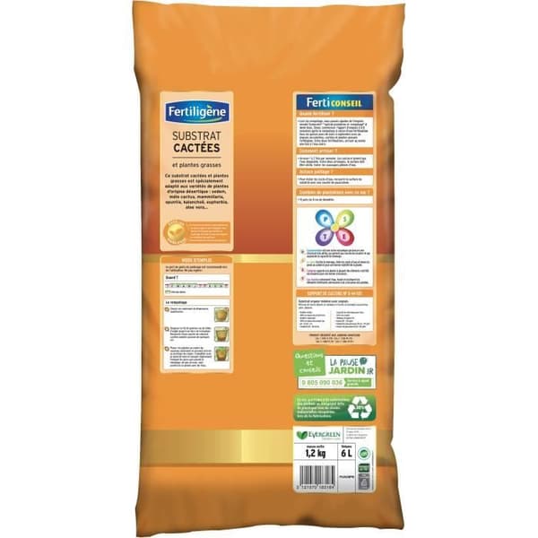 FERTILIGENE - Kaktuskompost 6L