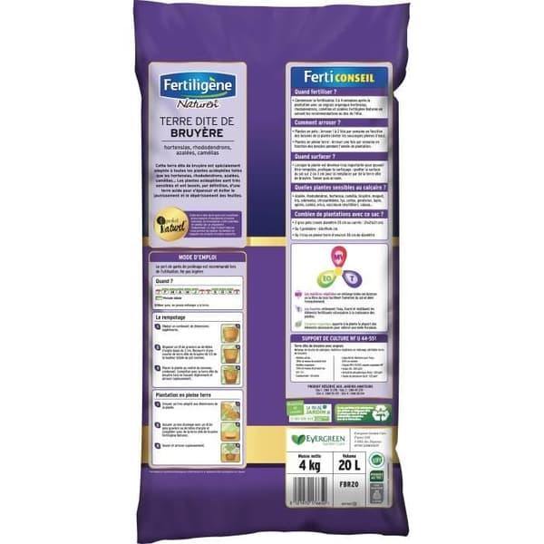 FERTILIGENE Jorden heter Heather - 20 L