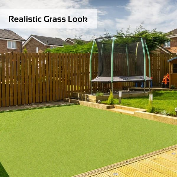 Gazon artificiellt Gardenkraft - 26070 - Rulle av konstgräs Grön 4mx1m 15mm