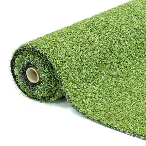 Gazon artificiellt Gardenkraft - 26070 - Rulle av konstgräs Grön 4mx1m 15mm