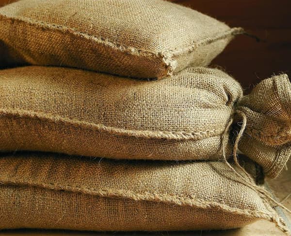 Terra - jord - sand Noor - 070306010PSS - Paket med 10 säckar jute sand 20 kg (30 x 60 cm)