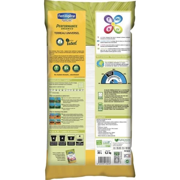 FERTILIGENE Jordbærende Organisk Universal - 35 L