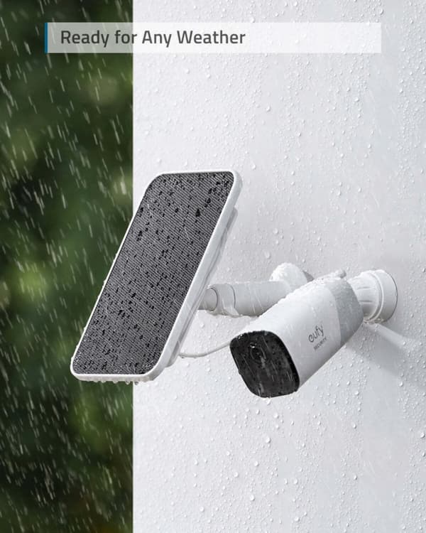 Anker eufyCam Solar Panel Lader solcellepanel, hvit