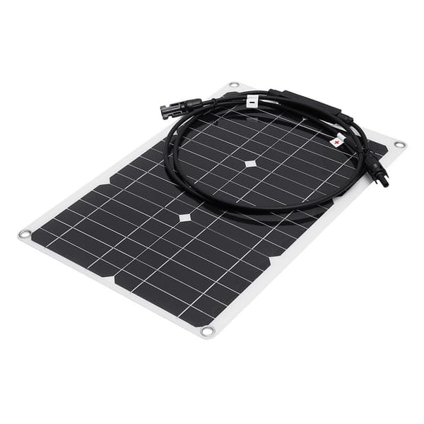 Solpanel 20W monokrystallinsk silicium bøjeligt solpanel til RV / bil / yacht