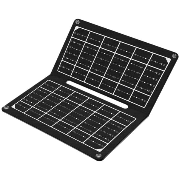 LogiLink Vikbar solcellspanel med USB-laddare 1 x USB-A 7W