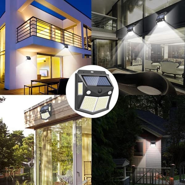 260LED Solar Light Outdoor Solar Light IP65 Vandtæt Bevægelsessensor Have Yard