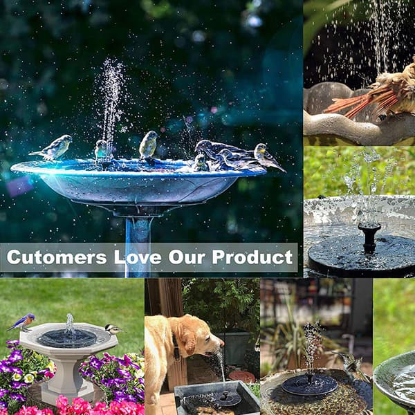 Sol Fountain - Sol Fontänpump - Vattenfontän solcellsdriven