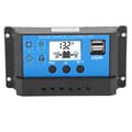 Miniatyrbild 1 av 4: Cuque Solar Controller 30A 30A LCD Solar Charge Controller Automatisk identifiering 12V 24V Fullständig PWM-kontroll