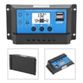 Miniatyrbild 3 av 4: Dilwe Solar Controller 30A LCD Solar Charge Controller Auto Identifiering 12V 24V PWM Control Fullt In