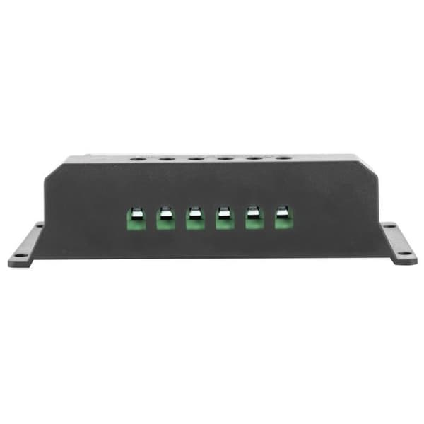 Cikonielf Solar Controller 30A 30A LCD Solar Charge Controller Auto Identifiering 12V 24V PWM Control
