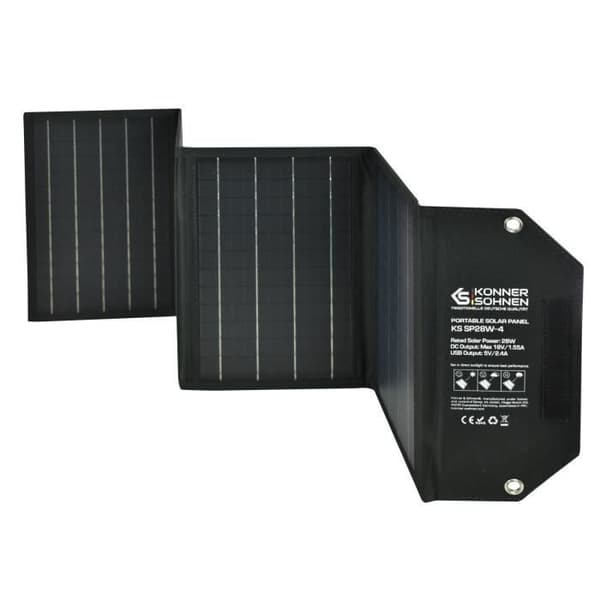 KS SP28W-4 bärbar solpanel