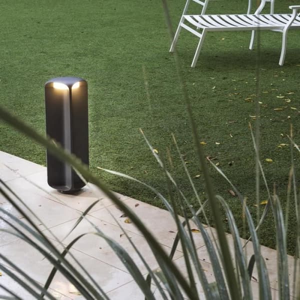 Faro - Bu-oh LED designfyr IP65 H56 cm - Antracit 56,5 cm Grå