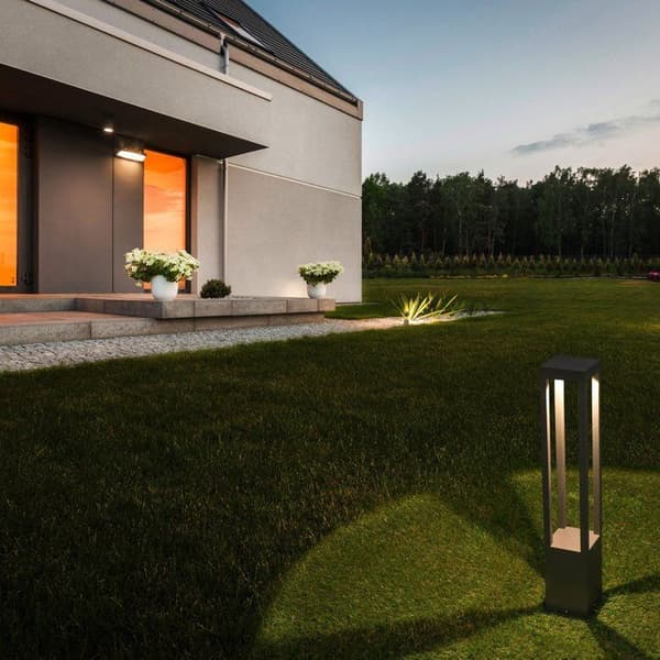 FARO AGRA utomhusterminal - 1LED 5W - Gjuten aluminium - Mörkgrå