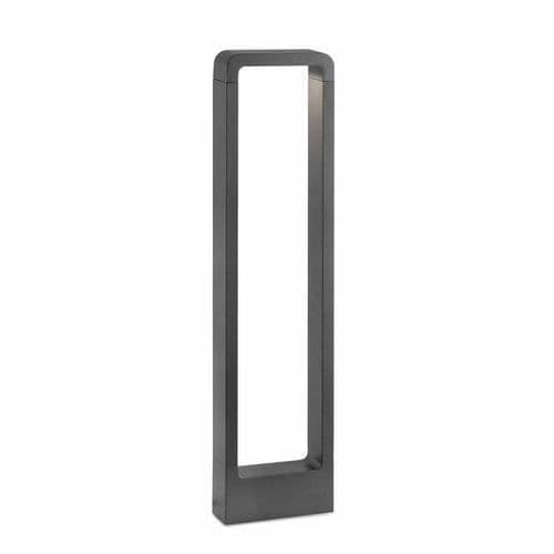 Mörkgrå LED utomhusvägglampa 5W H65cm - FARO