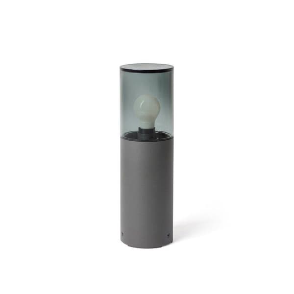 Mörkgrå terminal rökt glas H400 KILA