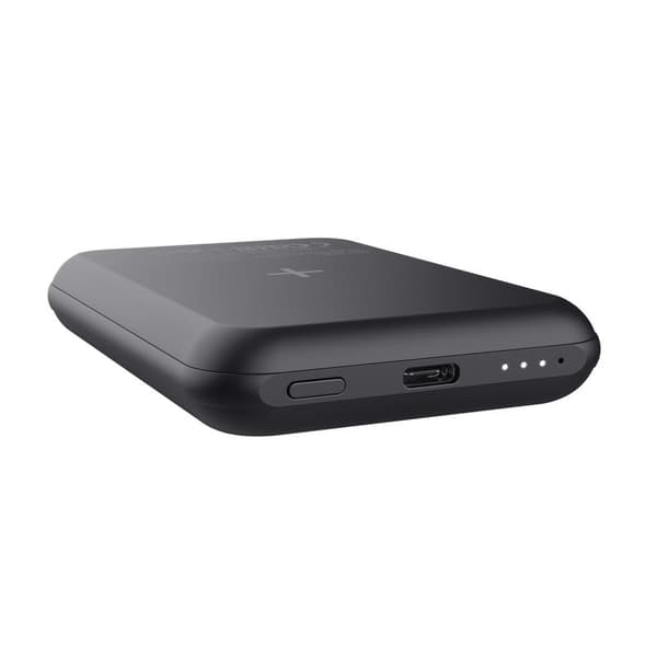 Enerģijas krātuve Trust Magno Magnetic Wireless 5 000mAh Powerbank Black Sort