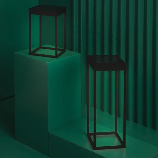Bärbar LED-lampa - KASP - Svart - USB-uppladdningsbar - 150 lumen - 30 cm