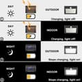 Miniatyrbild 4 av 4: RUMOCOVO®Outdoor Solar Lights, 30 LED, vattentät, med säkerhets PIR-rörelsesensor, 3 ljuslägen-6w-2PCS